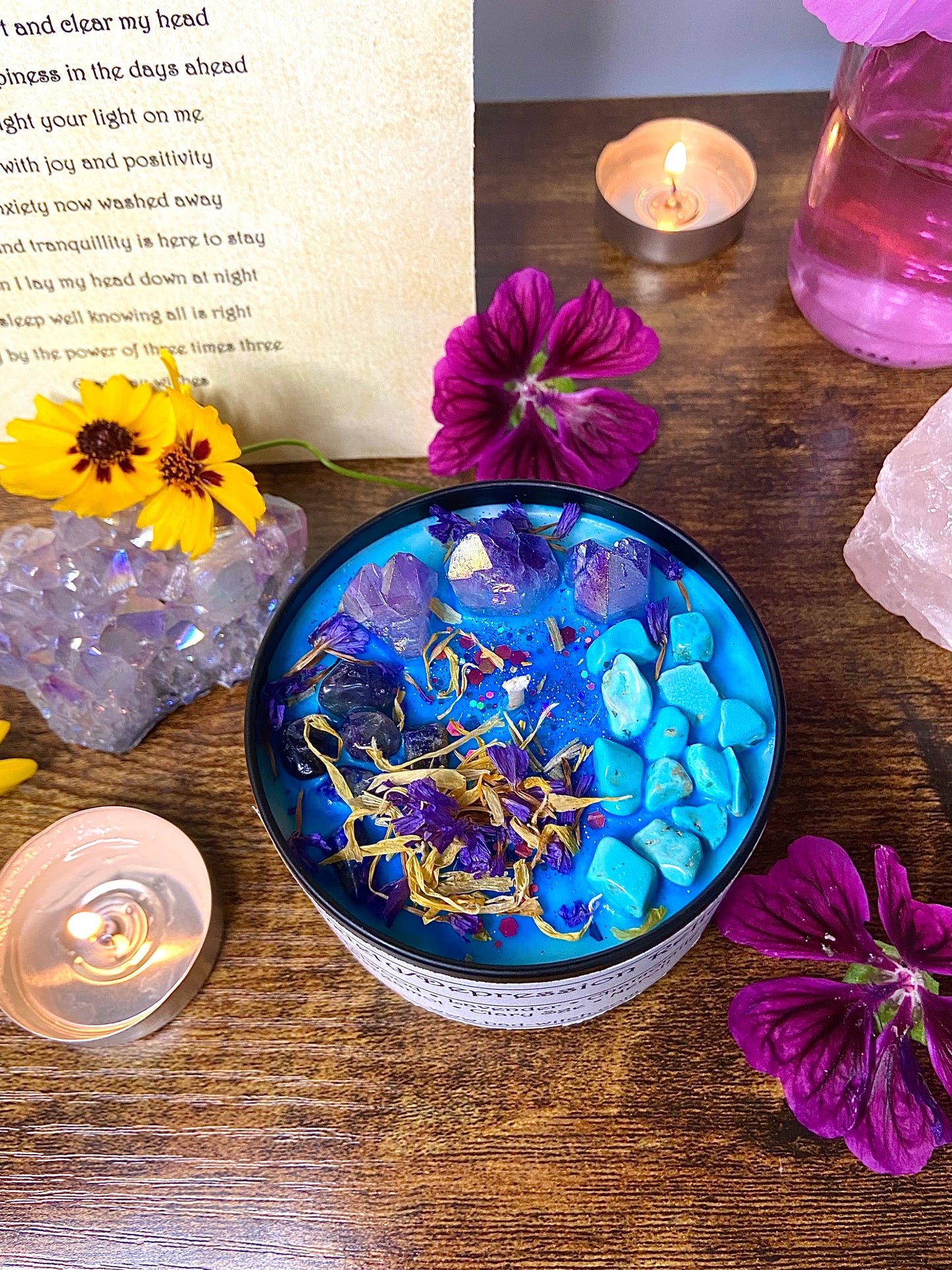 Depression & Anxiety Relief Spell Candle