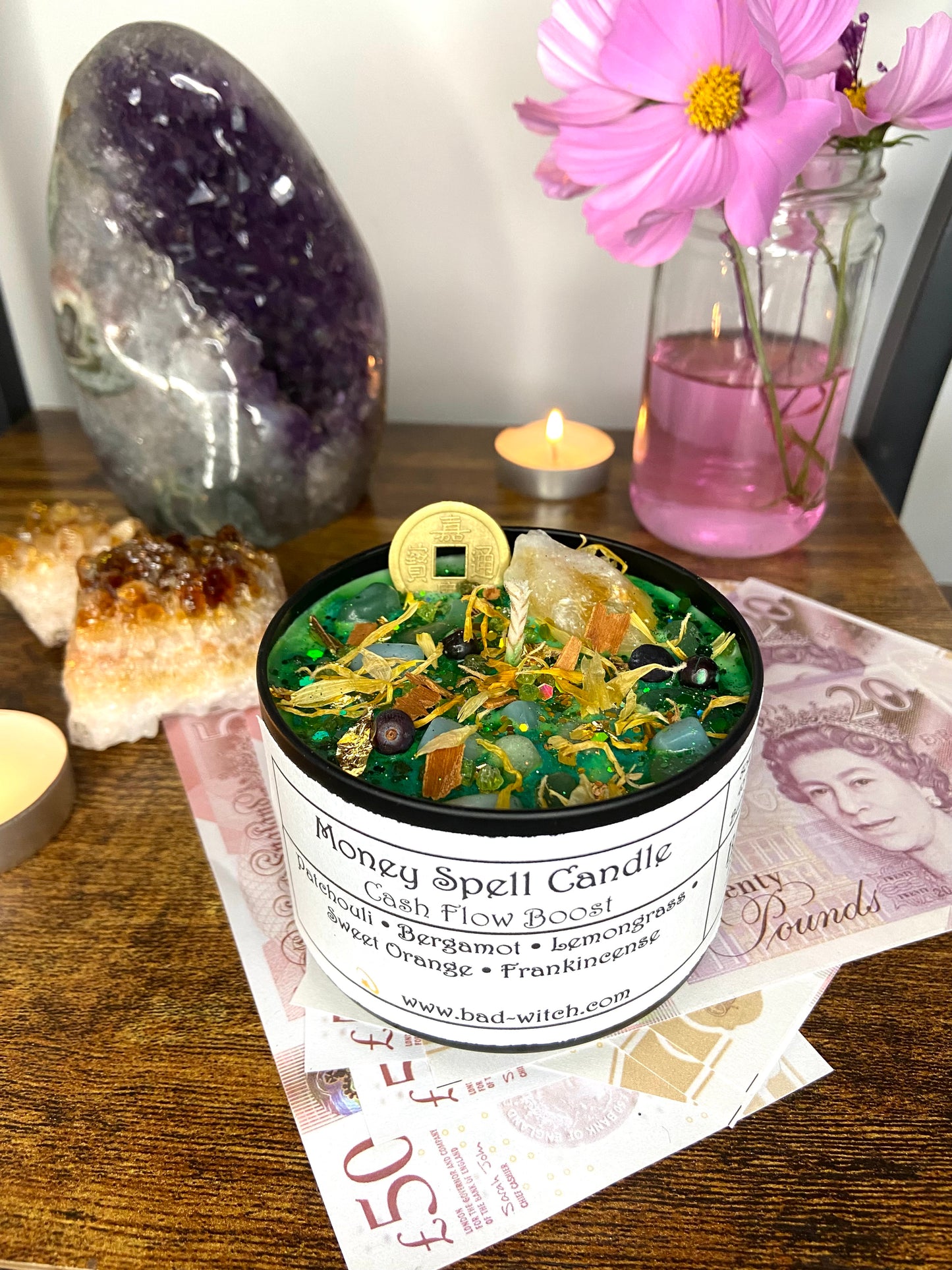 Manifest Money Spell Candle