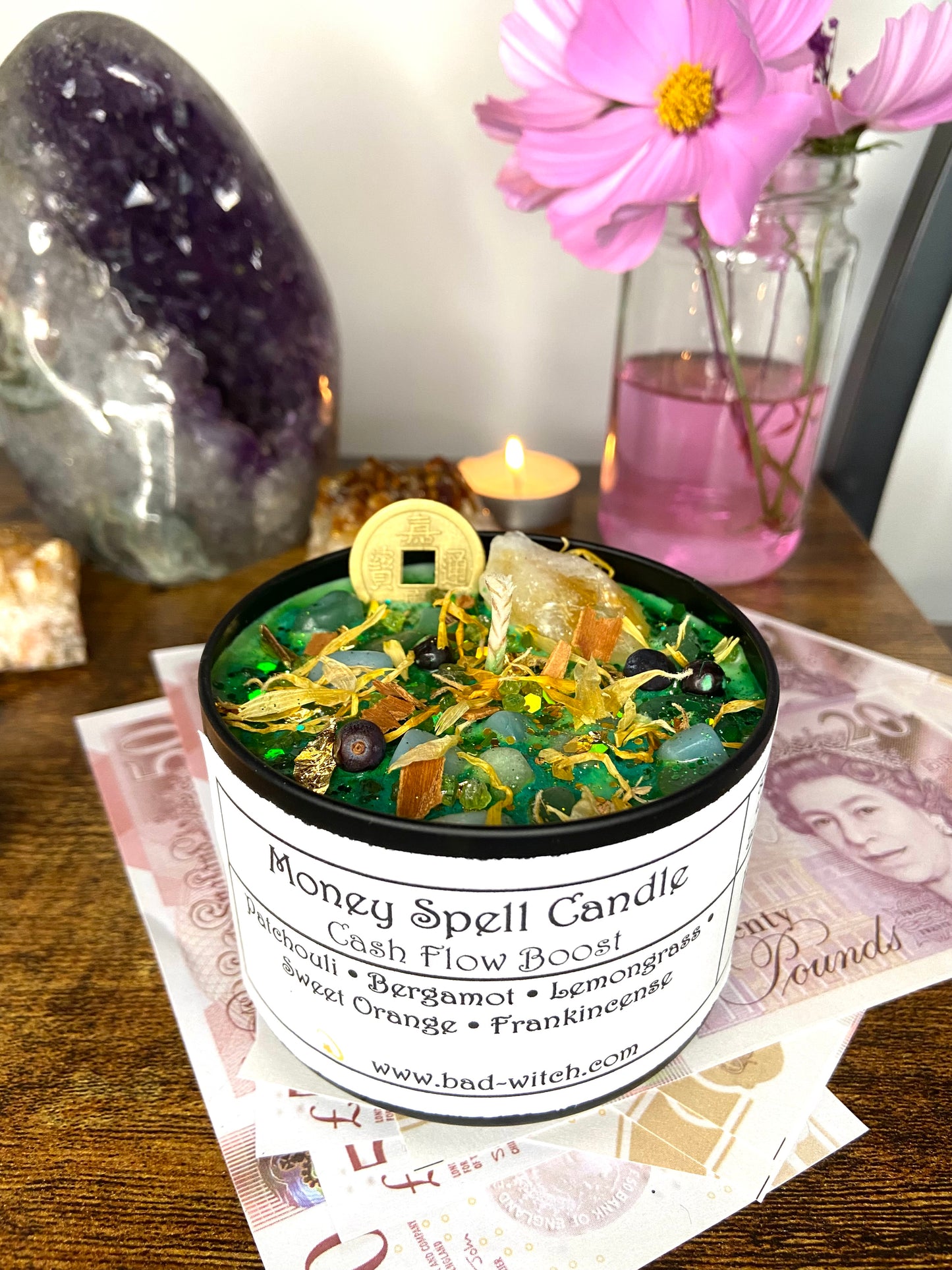 Manifest Money Spell Candle