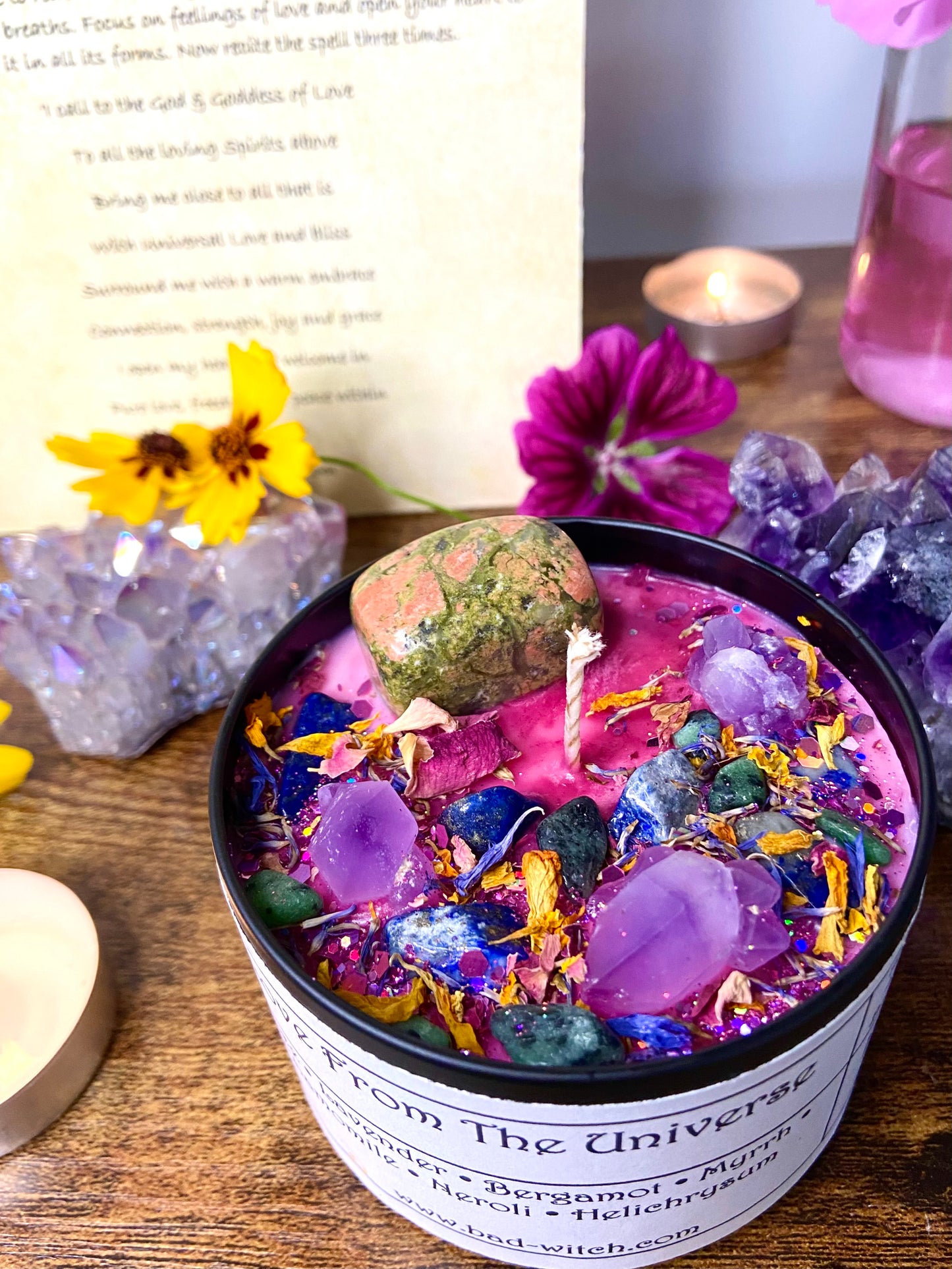 Love from the Universe Spell Candle