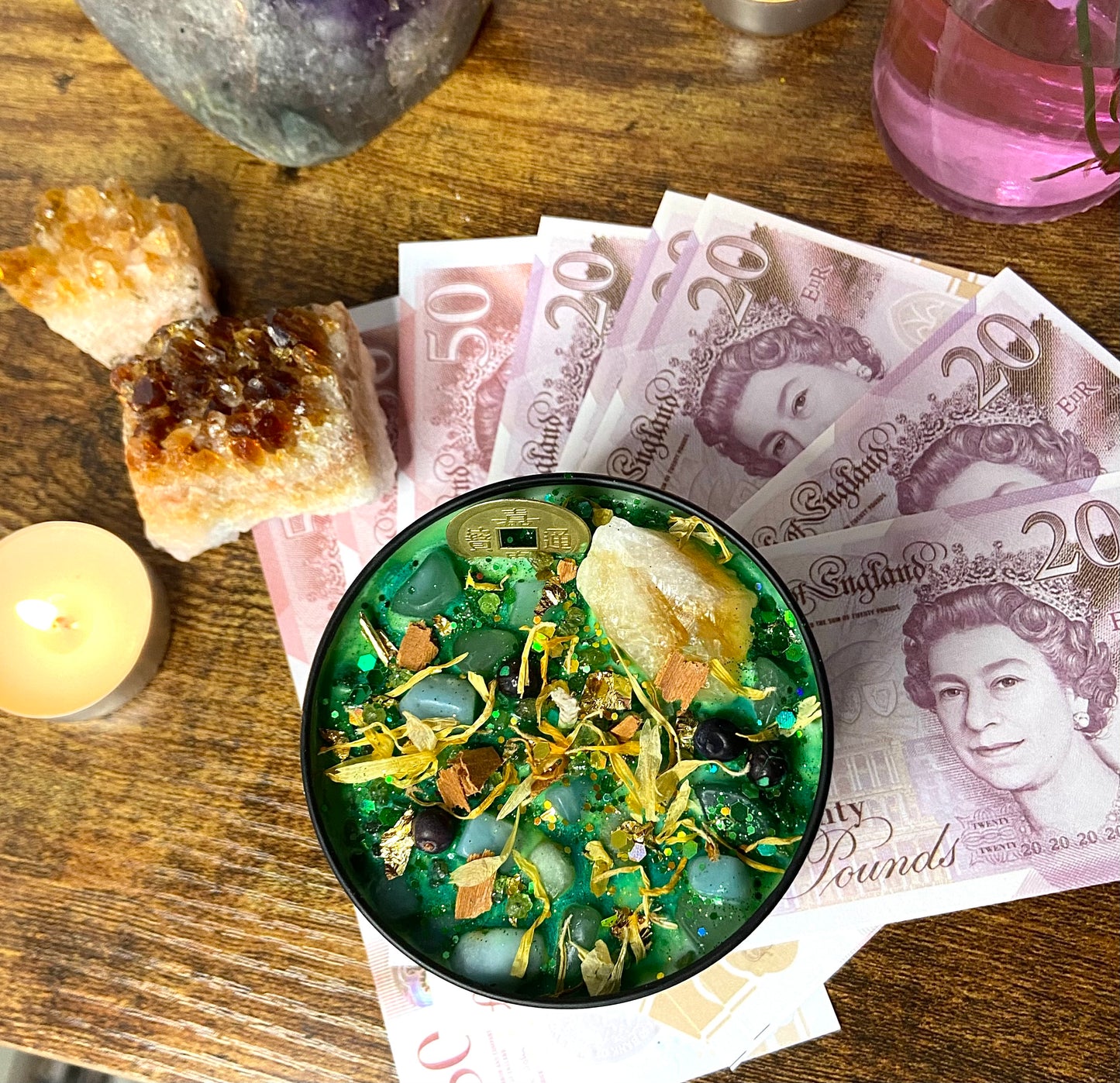 Manifest Money Spell Candle