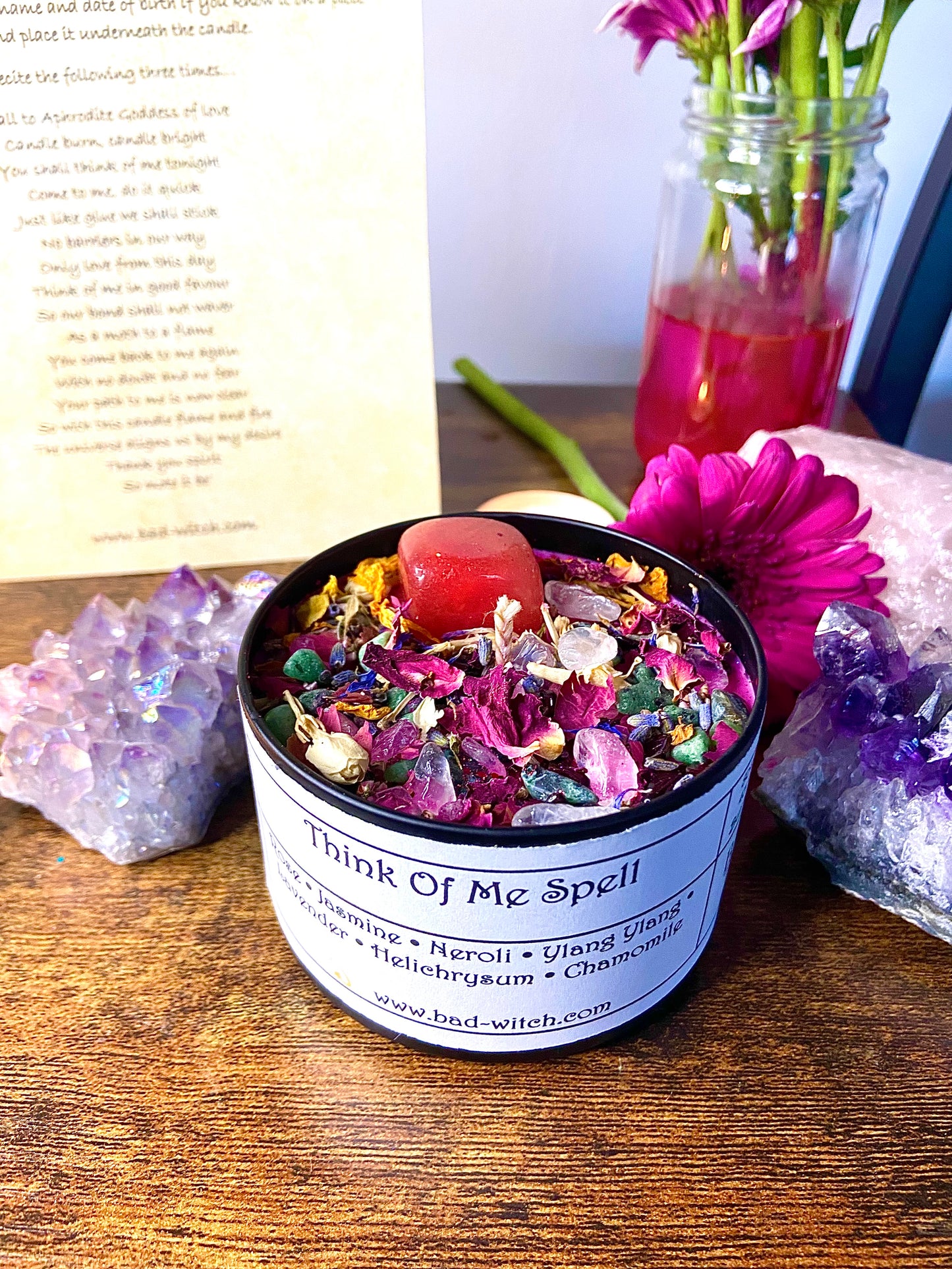 Think Of Me Spell Candle