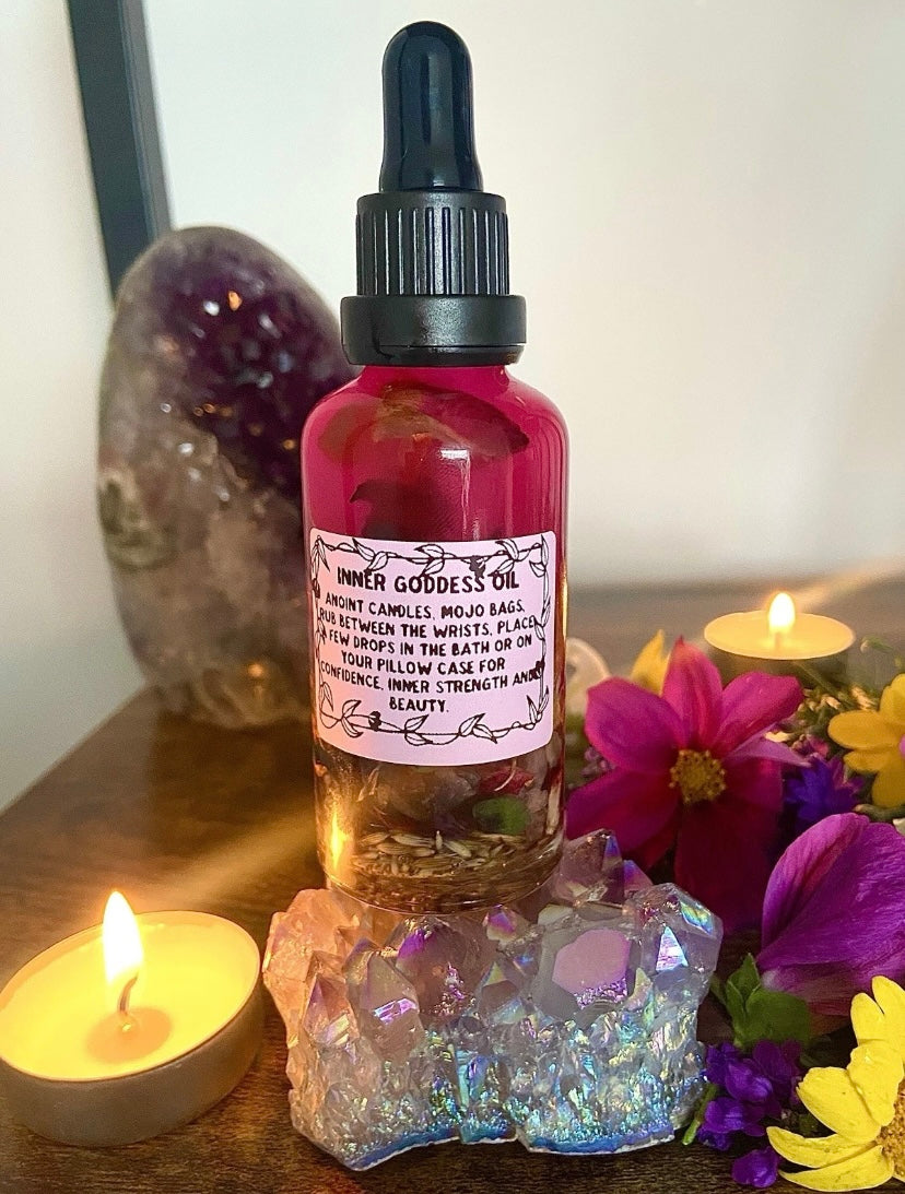 Invoke Inner Goddess Ritual Spell Oil