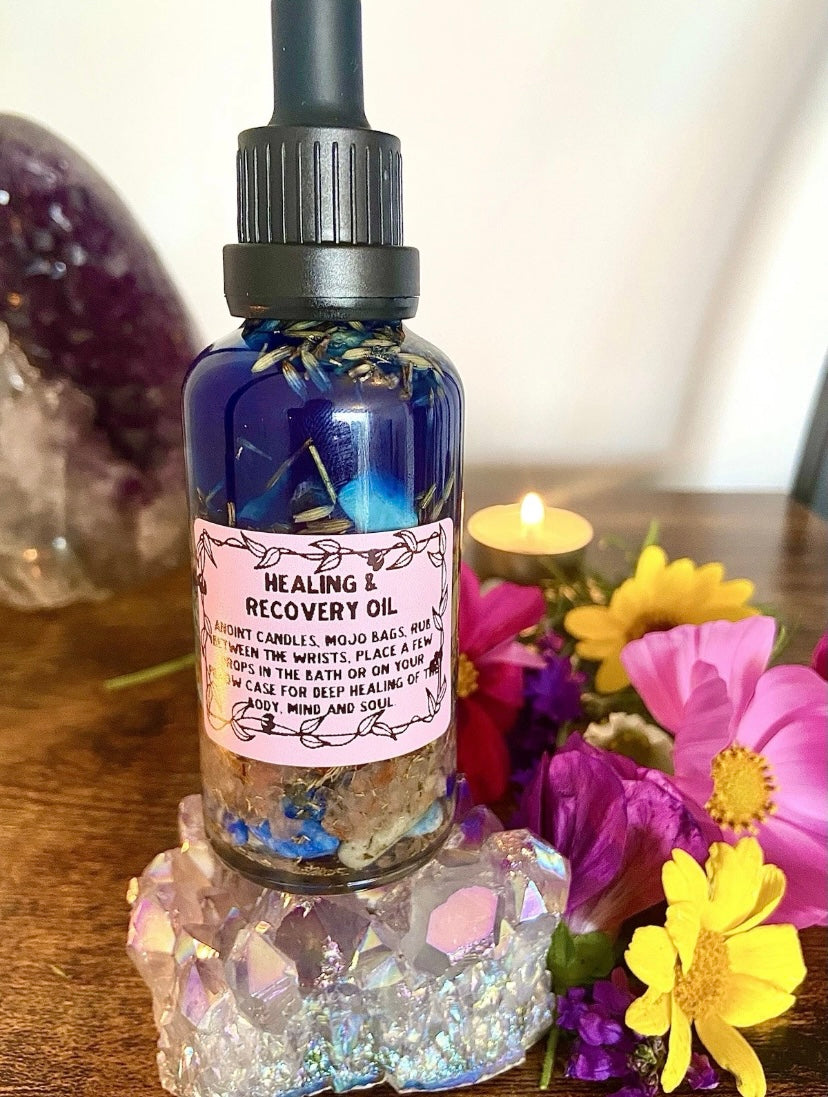 Deep Healing & Recovery Ritual Spell Oil