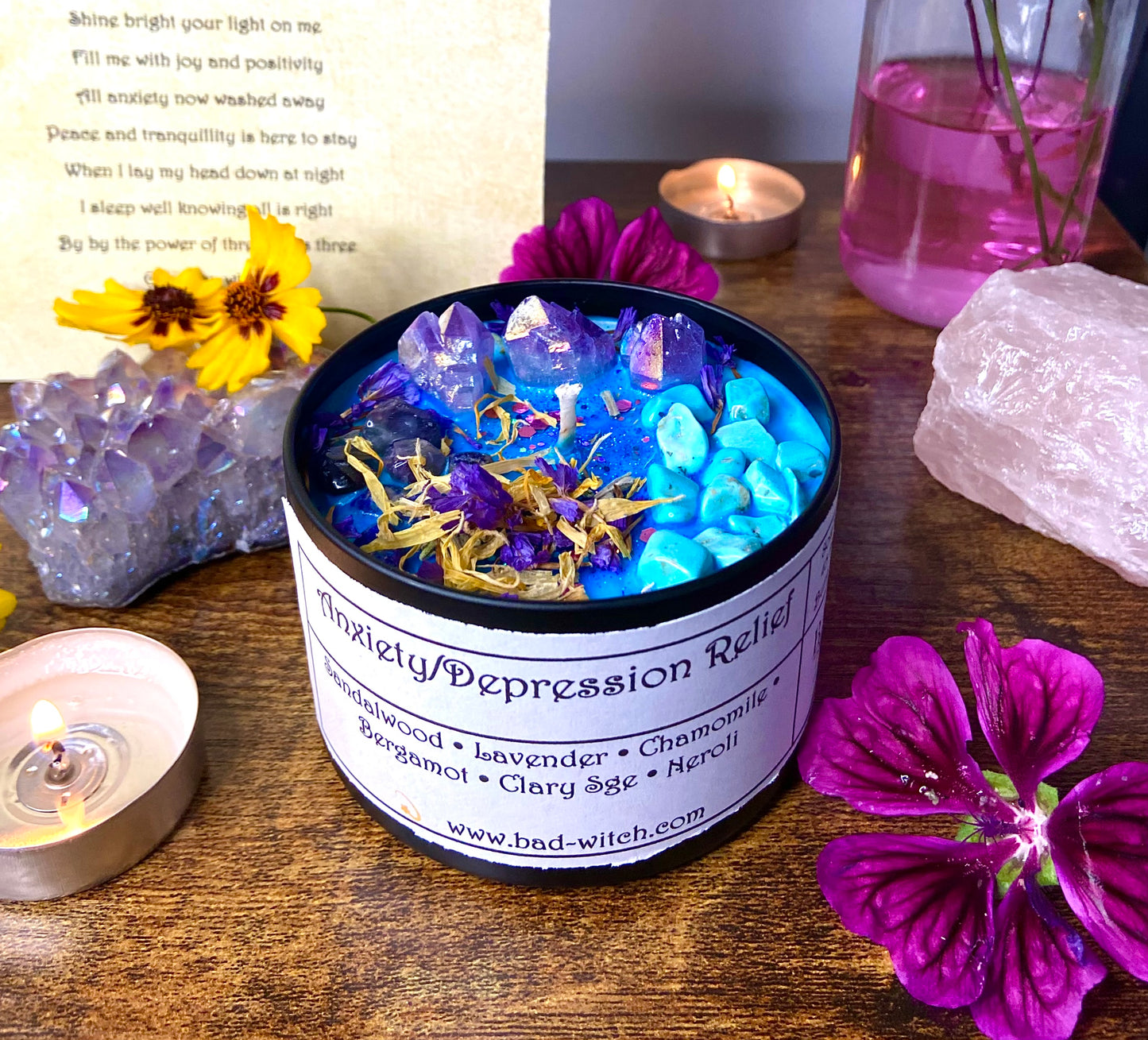 Depression & Anxiety Relief Spell Candle