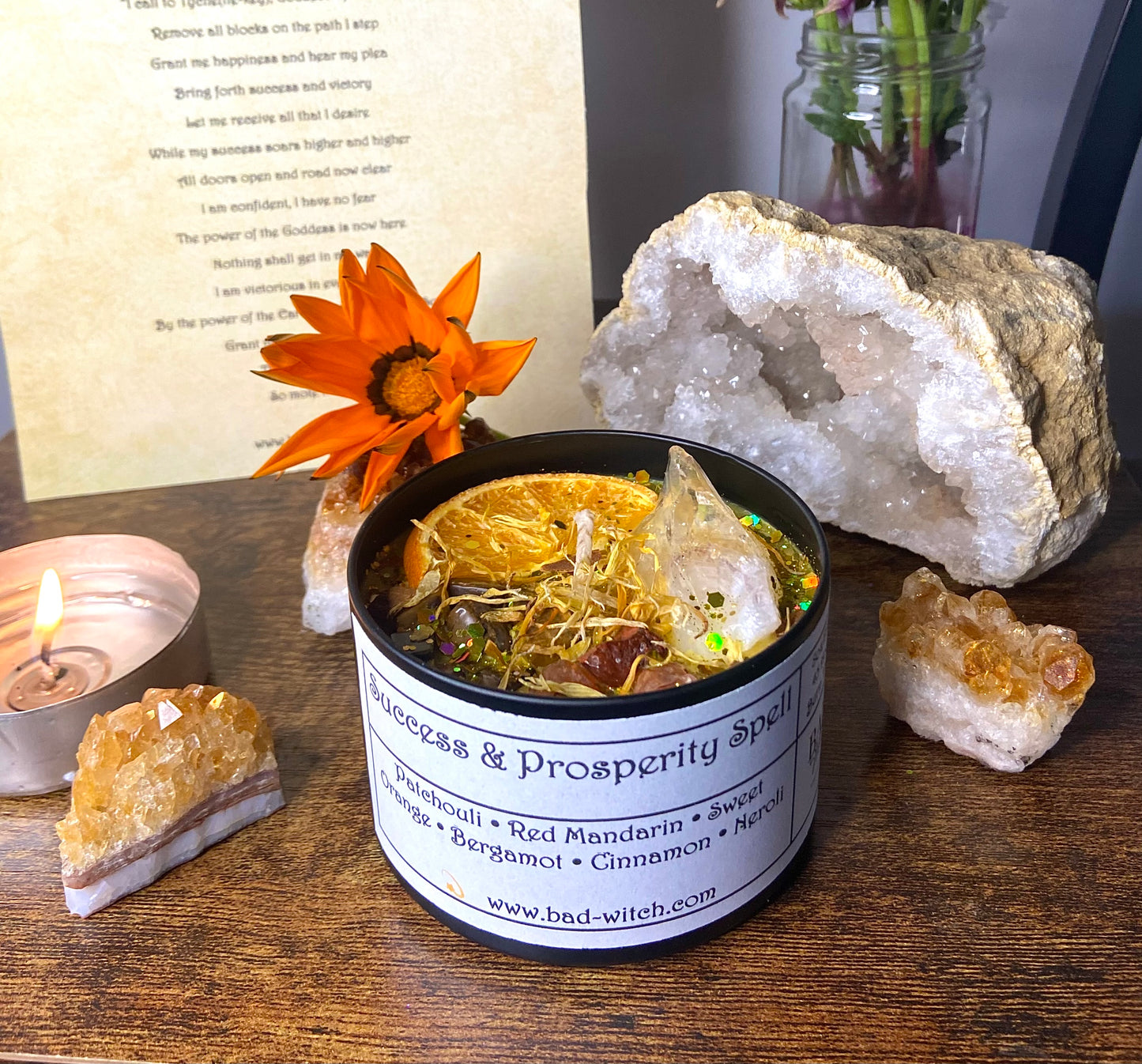 Success & Prosperity Spell Candle