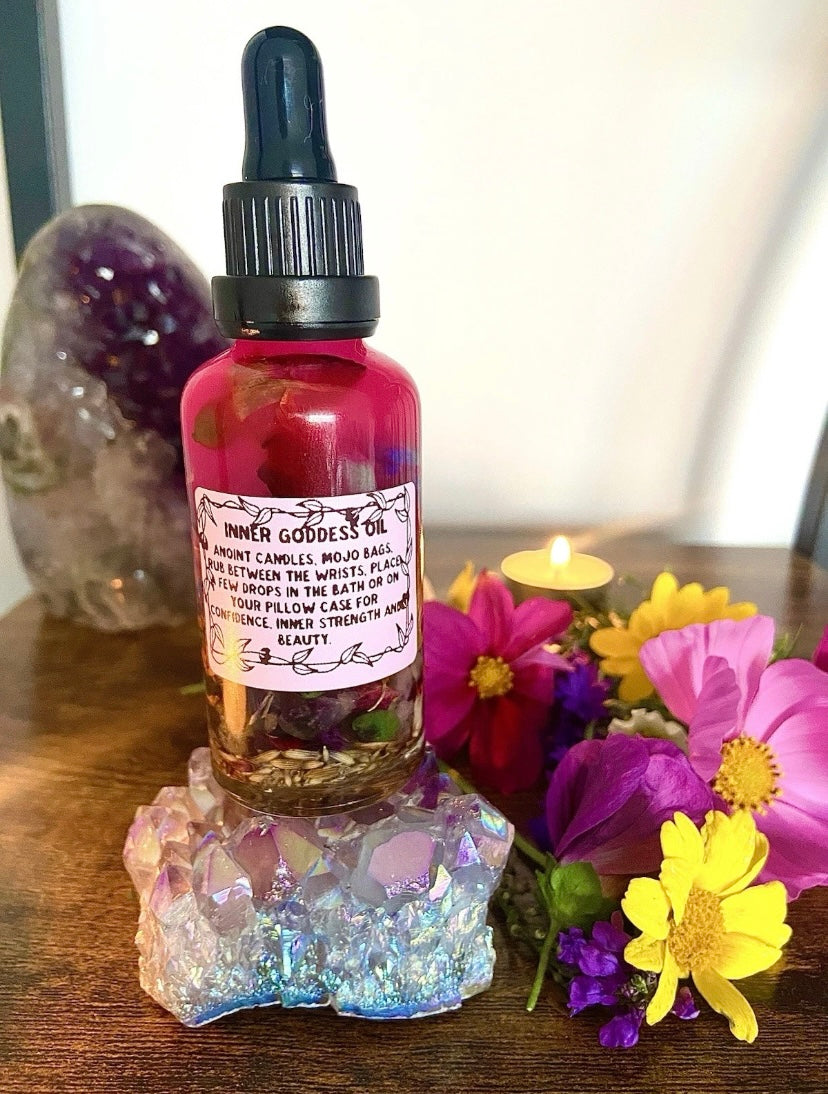 Invoke Inner Goddess Ritual Spell Oil