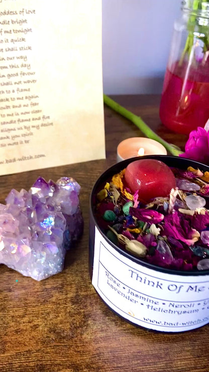 Think Of Me Spell Candle